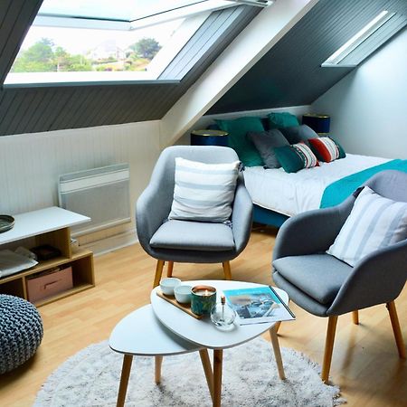 Apartmán Agreable Cocon Sous Les Toits - Parking - Wifi Pleneuf-Val-Andre Exteriér fotografie