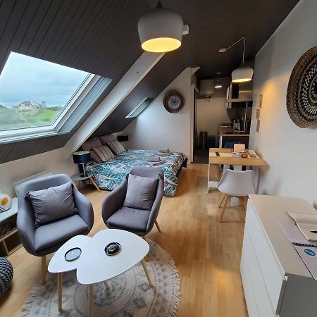 Apartmán Agreable Cocon Sous Les Toits - Parking - Wifi Pleneuf-Val-Andre Exteriér fotografie