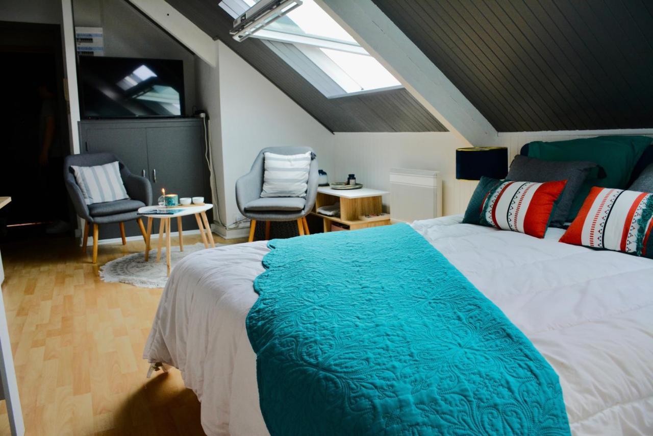Apartmán Agreable Cocon Sous Les Toits - Parking - Wifi Pleneuf-Val-Andre Exteriér fotografie