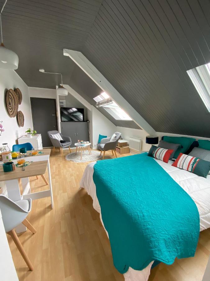 Apartmán Agreable Cocon Sous Les Toits - Parking - Wifi Pleneuf-Val-Andre Exteriér fotografie