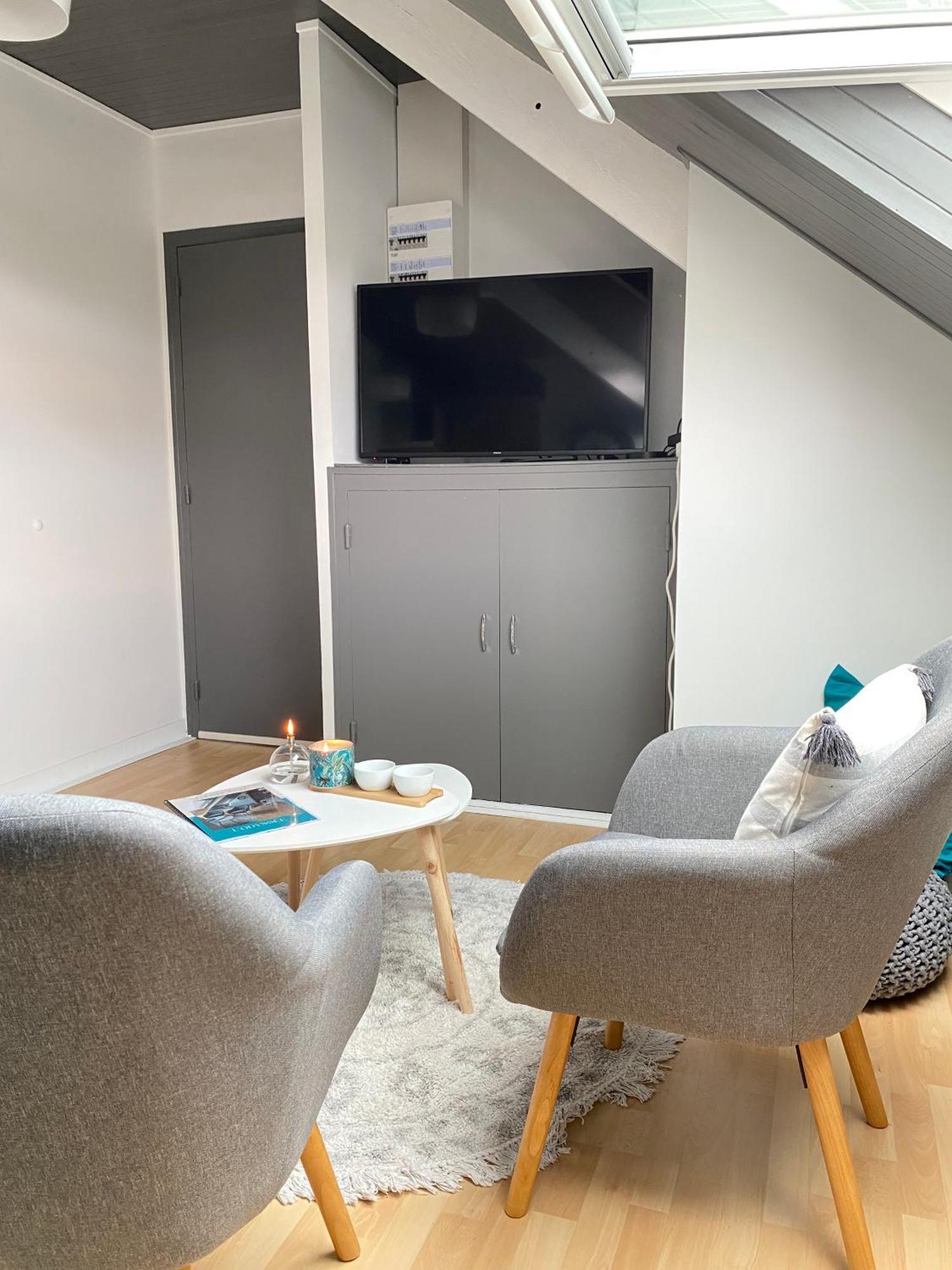 Apartmán Agreable Cocon Sous Les Toits - Parking - Wifi Pleneuf-Val-Andre Exteriér fotografie
