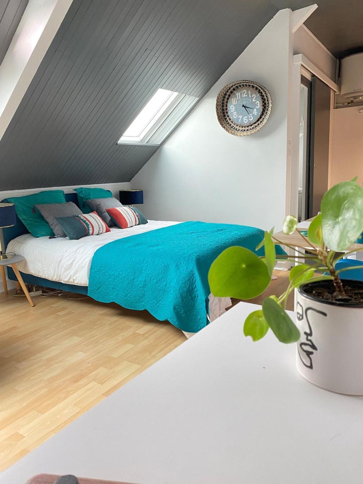 Apartmán Agreable Cocon Sous Les Toits - Parking - Wifi Pleneuf-Val-Andre Exteriér fotografie